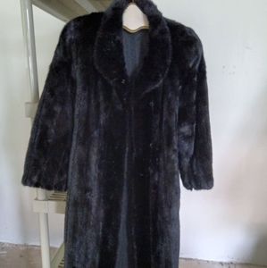 Jon Ross original black mink coat